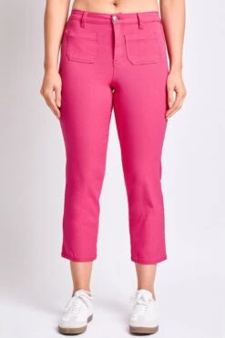 Women's Hyperstretch Crop Straight Leg Pants -Wana Fashion Shop F124131 FREPI 1