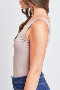 Take The Plunge Bodysuit -Wana Fashion Shop FT6235 MAUVE 3