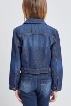 Girls Essential Denim Jacket -Wana Fashion Shop GJ15276 176 4