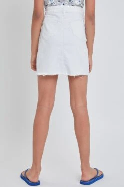 Girls Denim Skirt With Front Seam Detail -Wana Fashion Shop GK45950 2867 4