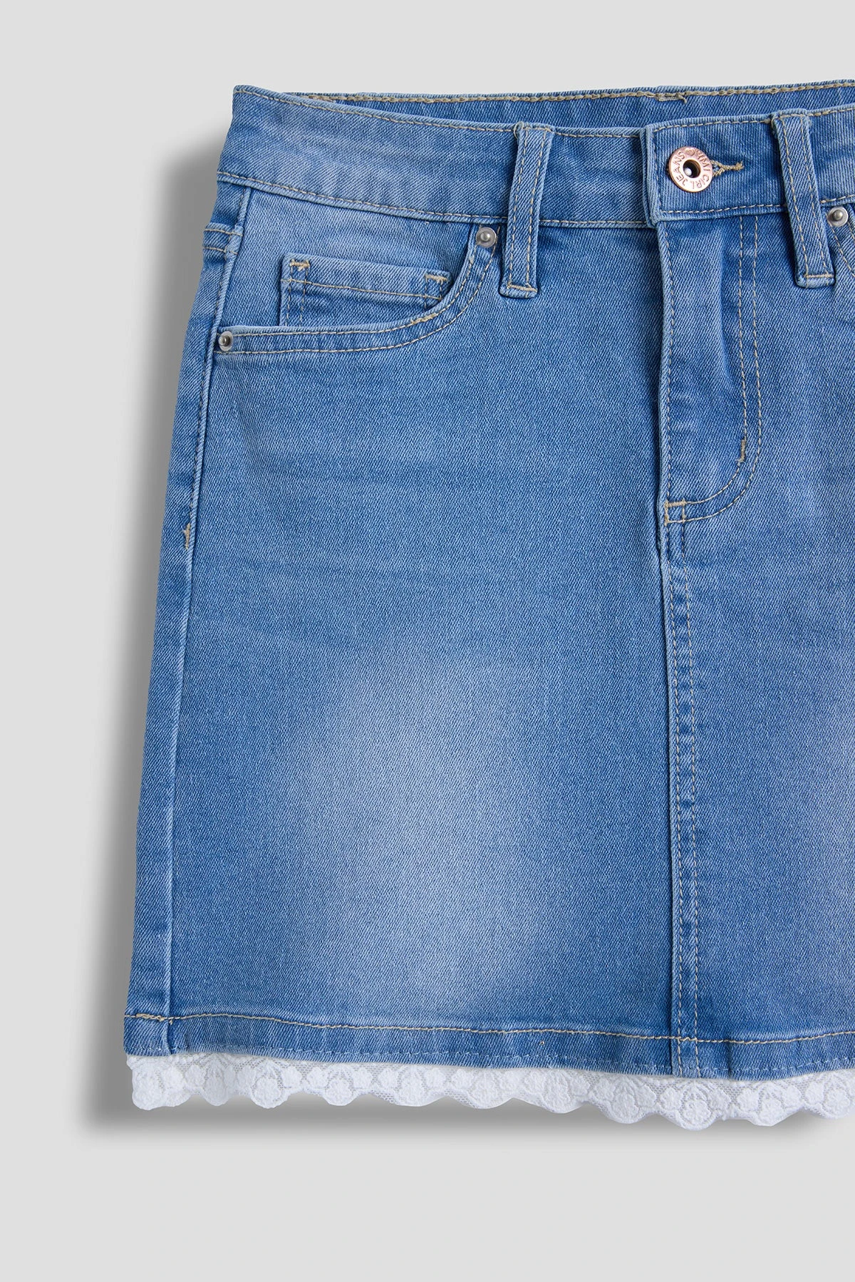 Girls Lace Trim Skirt 4 Girls Lace Trim Skirt - Image 2