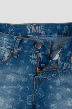 Girls Bermuda With Allover Print -Wana Fashion Shop GM47394 M35 1