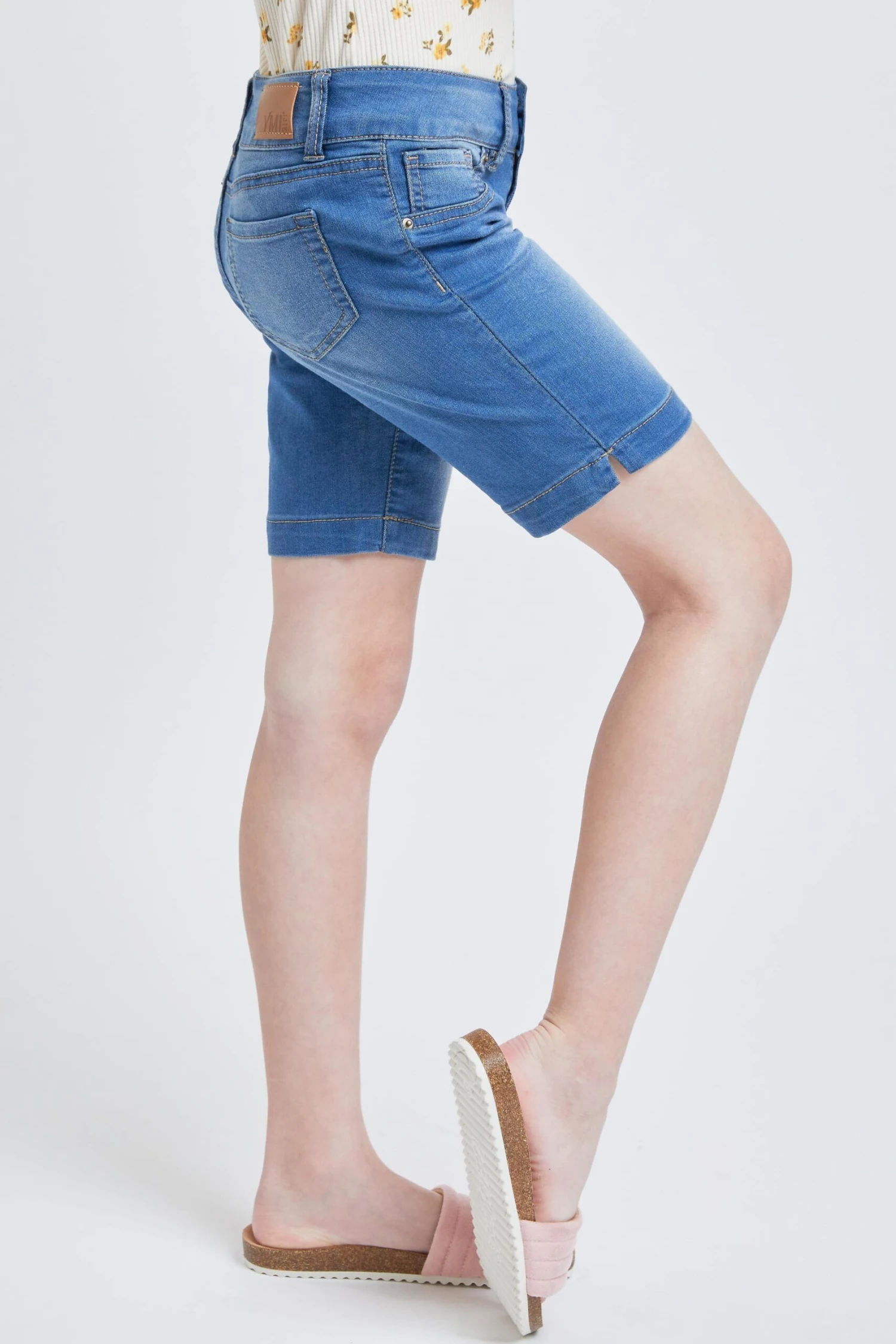 Girls 2-Button Essential Bermuda 5 Girls 2-Button Essential Bermuda - Image 3