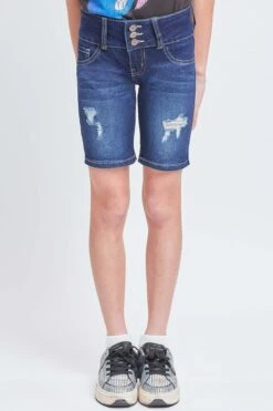 Girls Essential 3 Button Bermuda -Wana Fashion Shop GM50041 S2671 2