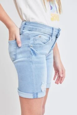 Girls WannaBettaFit Bike Shorts With Roll Cuffs -Wana Fashion Shop GM50251 L2539 4