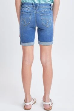 Girls WannaBettaFit Bike Shorts With Roll Cuffs -Wana Fashion Shop GM50251 M2539 4