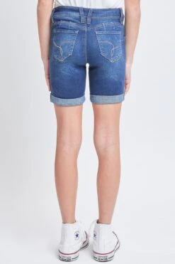 Girls WannaBettaFit Bike Shorts With Roll Cuffs -Wana Fashion Shop GM50251 S2539 4