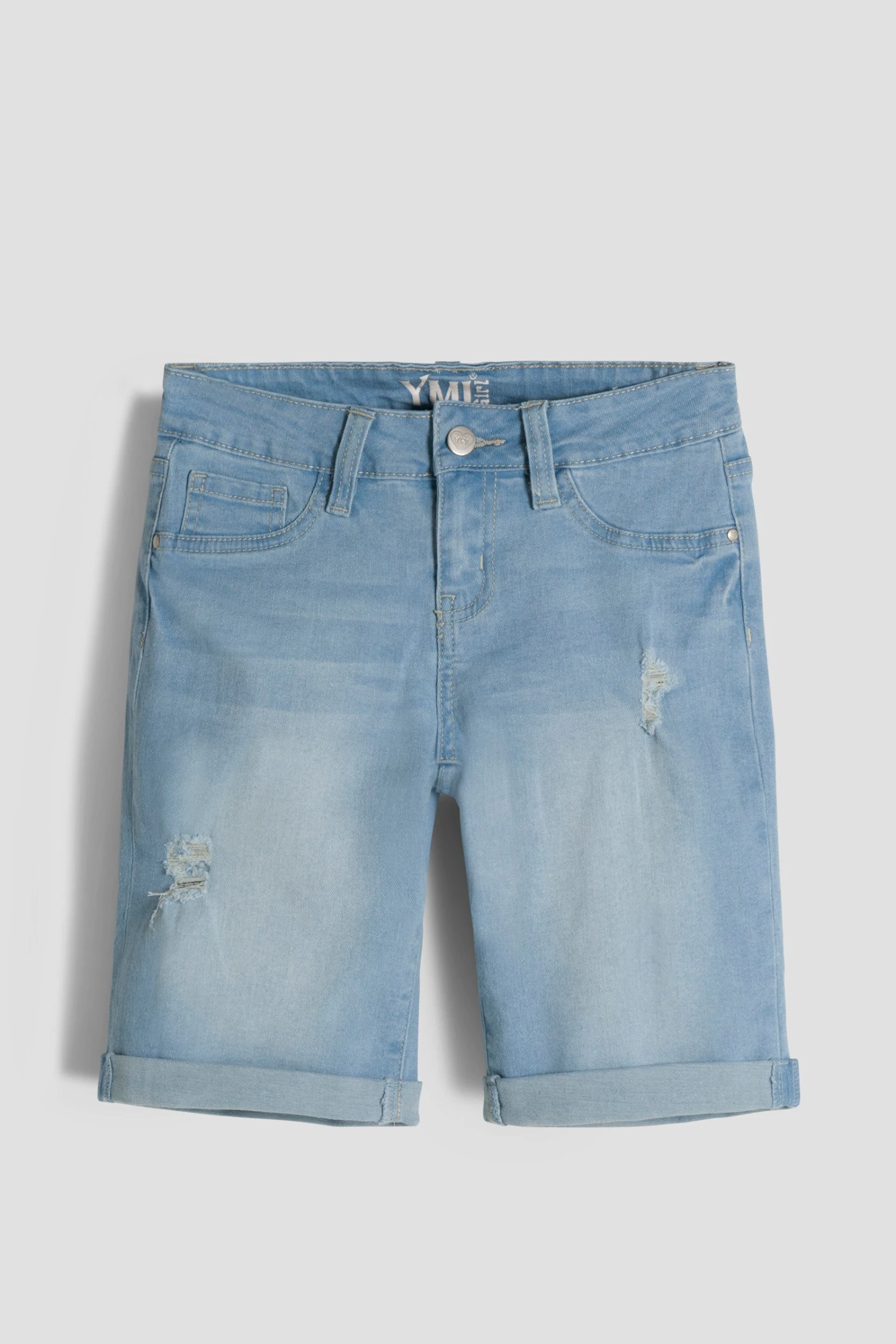 Girls Essential Cuffed Bermuda 3 Girls Essential Cuffed Bermuda