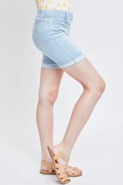 Girls Essential Cuffed Pull On Bermuda Shorts -Wana Fashion Shop GM50579 Q08 5