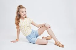 Girls Essential Cuffed Pull On Bermuda Shorts -Wana Fashion Shop GM50579 Q08 7