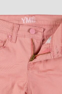 Girls Twill Frayed Hem Bike Shorts -Wana Fashion Shop GM51121 998CY 1