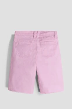 Girls Twill Frayed Hem Bike Shorts -Wana Fashion Shop GM51121 998PC 3