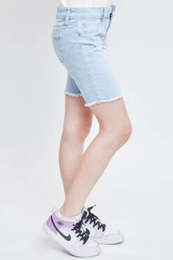 Girls Essential Frayed Bike Shorts 30 Girls Essential Frayed Bike Shorts -Wana Fashion Shop GM51150 Q2544 2 fd24142c 553c 4da4 9d51 8aaec69461e2