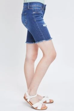 Girls Essential Frayed Bike Shorts 20 Girls Essential Frayed Bike Shorts -Wana Fashion Shop GM51150 Q2544 5