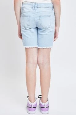 Girls Essential Frayed Bike Shorts 31 Girls Essential Frayed Bike Shorts -Wana Fashion Shop GM51150 Q2544 8