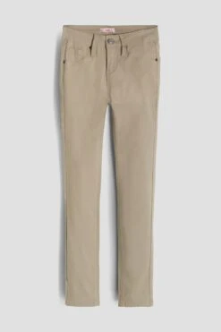 Girls' Stretch Skinny School Color Pants -Wana Fashion Shop GP155931 TAUPE 3