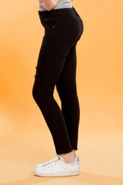 Girls Distressed Skinny Twill Jeans -Wana Fashion Shop GP157674 656 3