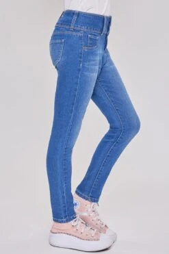 Girls 3 Button Essential Skinny Jeans With Faux Front Pockets -Wana Fashion Shop GP177241 M08 3 b0d8bb7a df9d 4509 a7d6 fa28bc204c0e