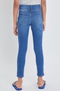 Girls 3 Button Skinny Jeans -Wana Fashion Shop GP177254 M1722 2