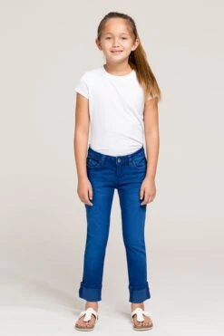 Girls WannaBettaFit Cuff Skinny Jeans -Wana Fashion Shop GP199319 1103 1