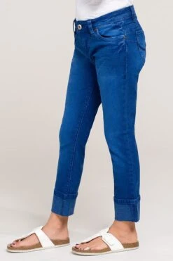 Girls WannaBettaFit Cuff Skinny Jeans -Wana Fashion Shop GP199319 1103 3