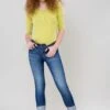 Girls Wide Cuff Skinny 1 Girls Wide Cuff Skinny -Wana Fashion Shop GP199944 101 1