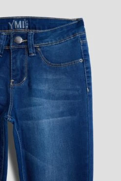 Girls Wide Cuff Denim Skinny Jeans 6 Girls Wide Cuff Denim Skinny Jeans -Wana Fashion Shop GP199946 N02 3