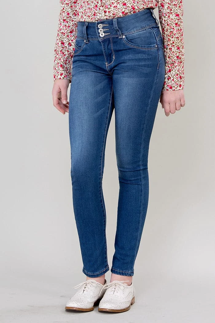 Girls WannaBettaFit 3-Button Skinny 4 Girls WannaBettaFit 3-Button Skinny - Image 2