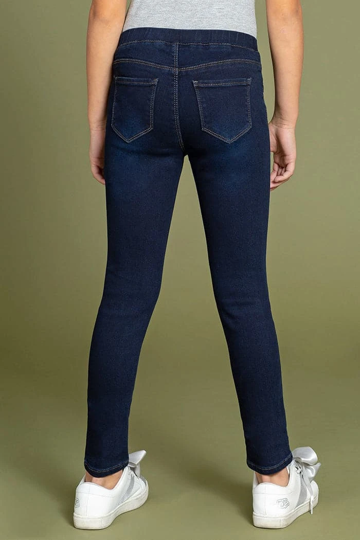 Girls Front Lace Skinny Ankle Jeans 14 Girls Front Lace Skinny Ankle Jeans - Image 12