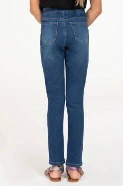Girls Front Lace Skinny Ankle Jeans 21 Girls Front Lace Skinny Ankle Jeans -Wana Fashion Shop GP218439 713 4