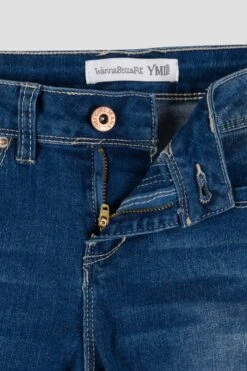 Girls WannaBettaFit Mid-Rise Mega Cuff Skinny Jeans -Wana Fashion Shop GP218951 M2785