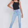 Girls Sustainable WannaBettaFit 3-Button Skinny Cuffed Jeans -Wana Fashion Shop GP222951 2028 1