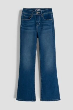 Girls Bell Bottom Essential Clean Hem Jeans -Wana Fashion Shop GP230441 M08 2