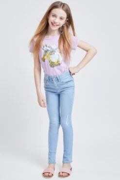 Girls Exposed Buttons High Rise Skinny Jean -Wana Fashion Shop GP232741 C1241 3 54f7c2c1 3448 4d8a bf7d 79a84ba424af