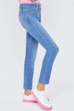 Girls Exposed Buttons High Rise Skinny Jean -Wana Fashion Shop GP232741 M08 4