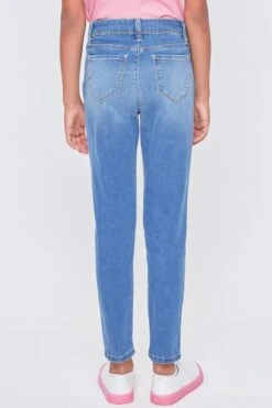 Girls Exposed Buttons High Rise Skinny Jean -Wana Fashion Shop GP232741 M08 5