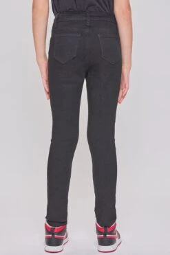 Girls Exposed Buttons High Rise Skinny Jean -Wana Fashion Shop GP232741 W37 3