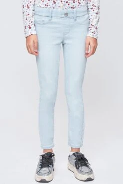 Girls Faux Front Pull-On Skinny Jeans 24 Girls Faux Front Pull-On Skinny Jeans -Wana Fashion Shop GP233444 Q08 2