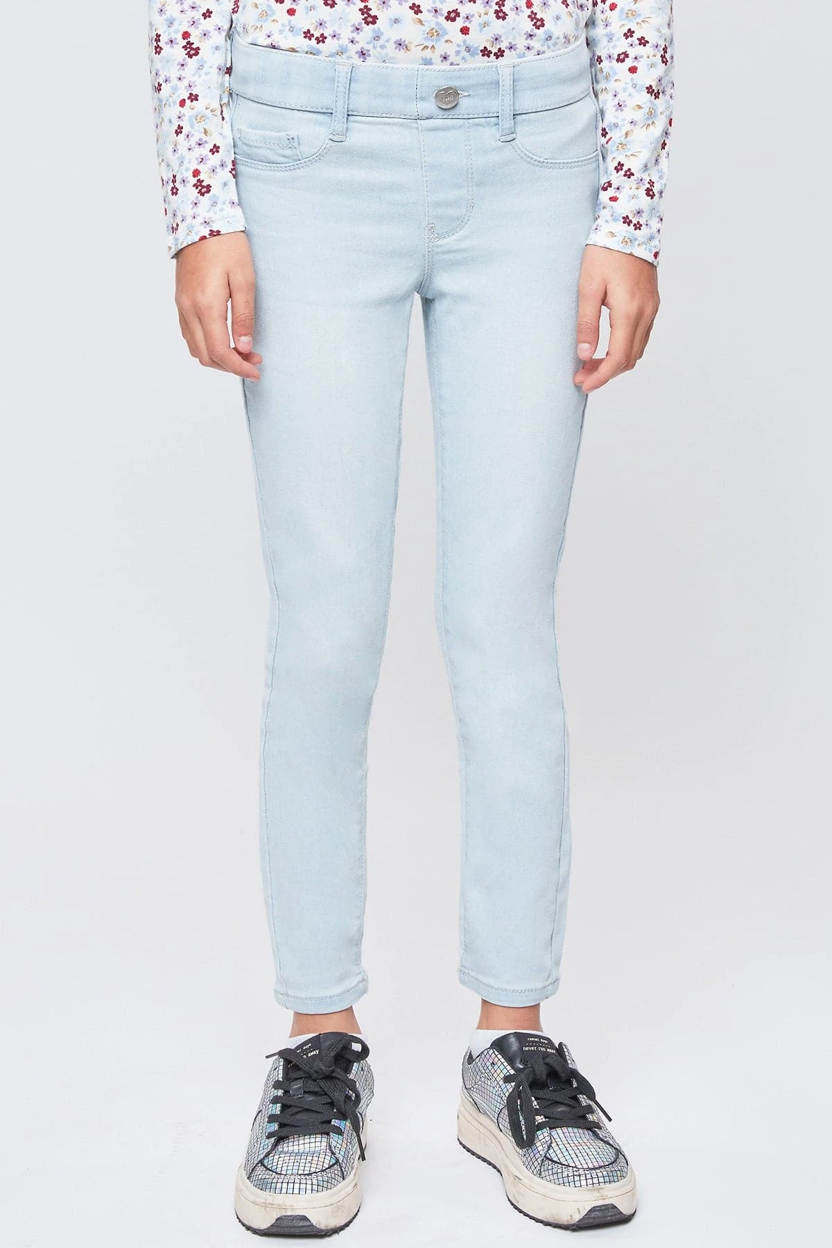 Girls Faux Front Pull-On Skinny Jeans 12 Girls Faux Front Pull-On Skinny Jeans - Image 10