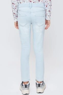 Girls Faux Front Pull-On Skinny Jeans 26 Girls Faux Front Pull-On Skinny Jeans -Wana Fashion Shop GP233444 Q08 5