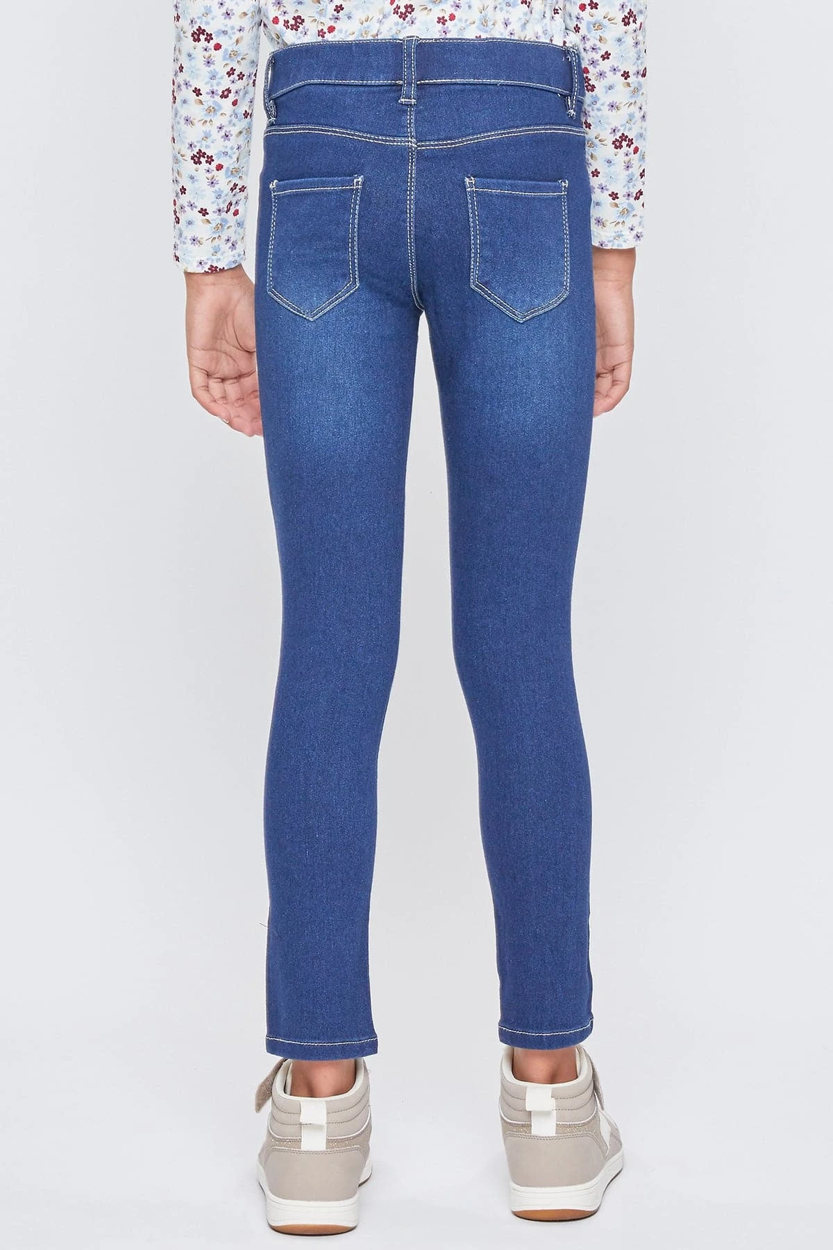 Girls Faux Front Pull-On Skinny Jeans 10 Girls Faux Front Pull-On Skinny Jeans - Image 8