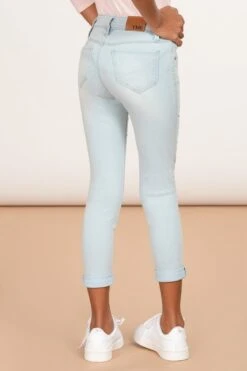 Girls Optional Cuff Denim Skinny Jeans 29 Girls Optional Cuff Denim Skinny Jeans -Wana Fashion Shop GP235102 725 4