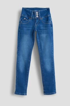 Girls WannaBettaFit 3-Button Clean Hem Skinny -Wana Fashion Shop GP237753 M08 7311