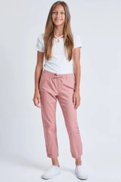 Girls Twill Jogger -Wana Fashion Shop GP242408 CROSE 1 Custom