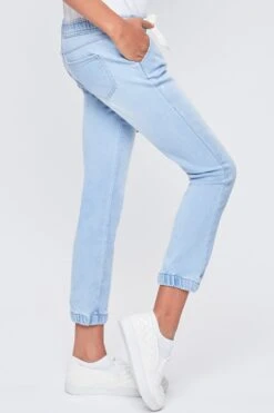 Girls Kozy Joggers With Faux Drawstring -Wana Fashion Shop GP242464 Q36 3