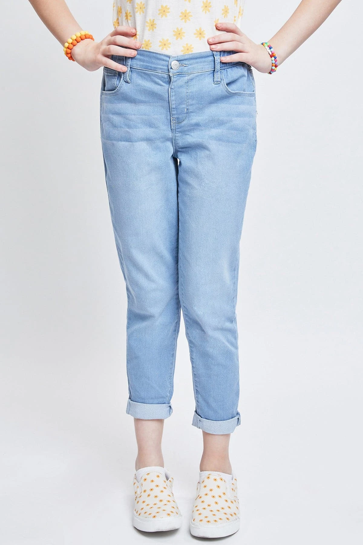 Girls Pull On Balloon Fit Jeans 4 Girls Pull On Balloon Fit Jeans - Image 2