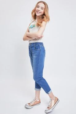 Girls Pull On Balloon Fit Jeans 29 Girls Pull On Balloon Fit Jeans -Wana Fashion Shop GP243279 M08 5