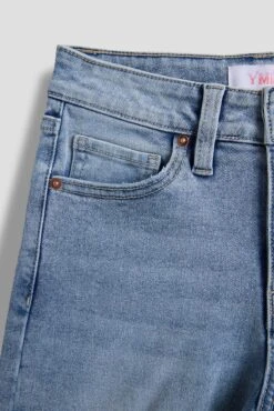 Girls Wide Leg Mega Cuff Raw Hem -Wana Fashion Shop GP248066 08LY 3