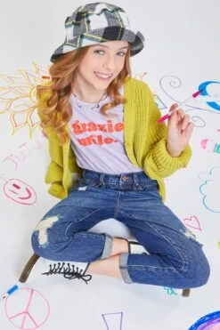 Girls Taylor DreamRelaxed Fit Cuffed Jeans -Wana Fashion Shop GP249068 P2523 1 done