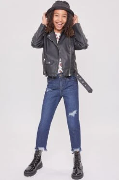 Girls Taylor DreamRelaxed Fit Ankle Jeans -Wana Fashion Shop GP253768 S2858 1